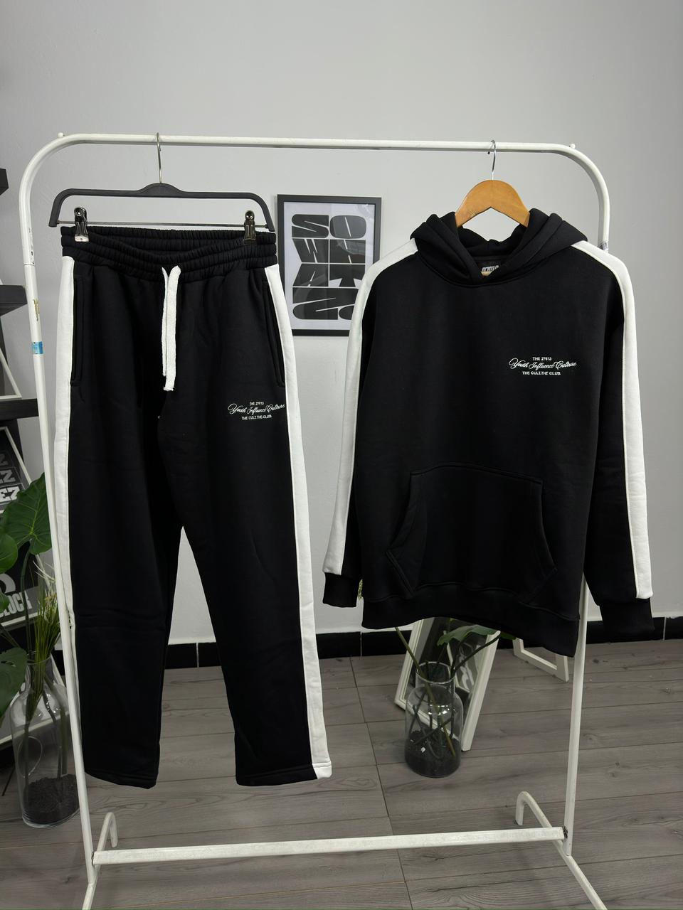 The CULT. Oversize hoodie & Heavyweight joggers - Black