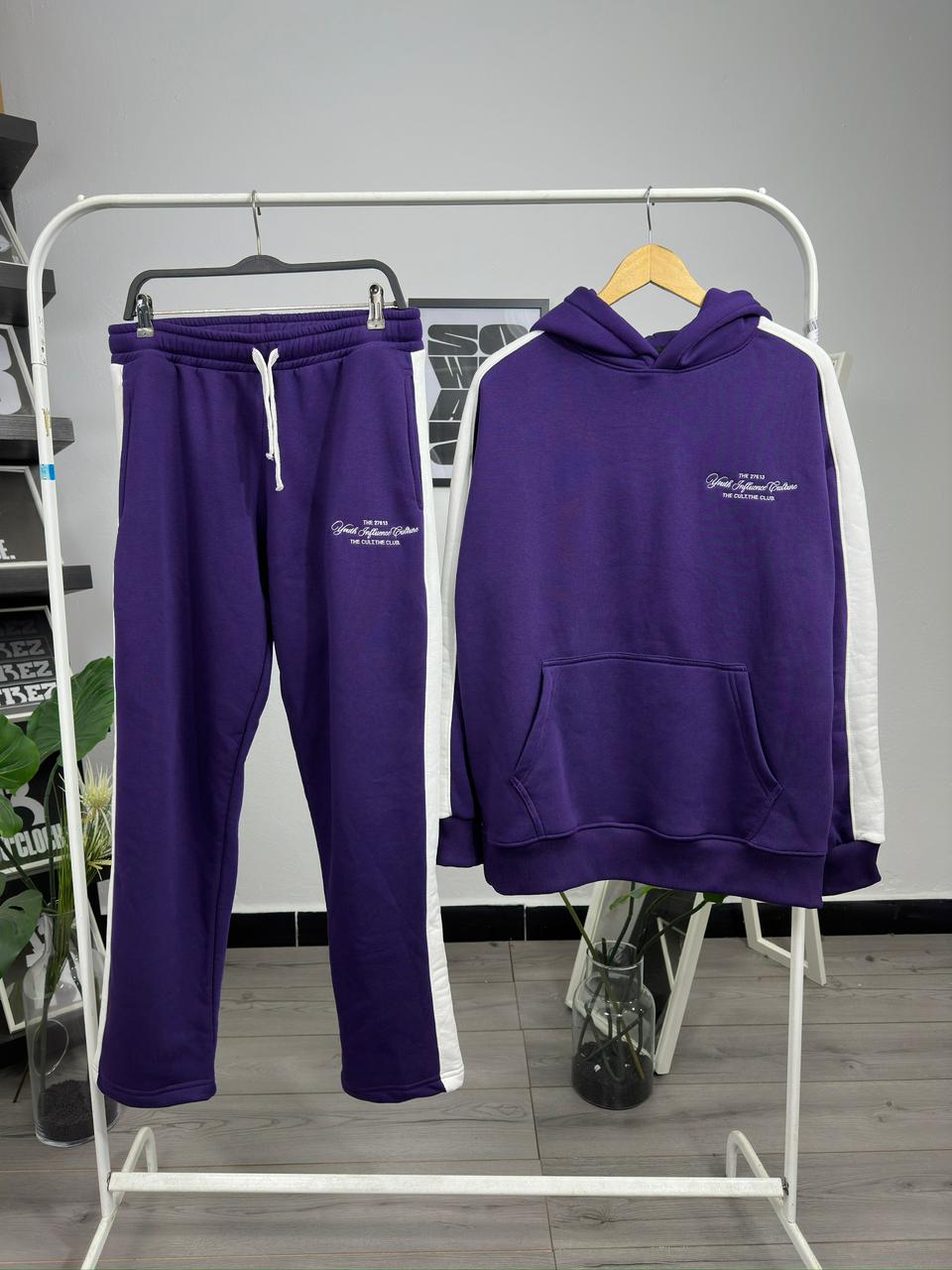 The CULT. Oversize hoodie & Heavyweight joggers - Purple