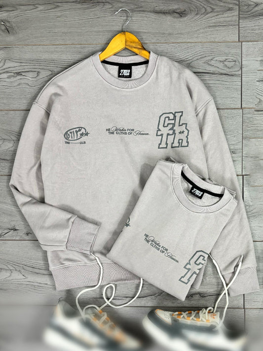 CLTR oversized sweatshirt- Grey